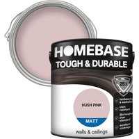 Homebase Tough & Durable Matt Paint - Hush Pink 2.5L
Homebase Tough & Durable Matt Paint - Hush Pink 2.5L