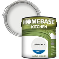 Homebase Kitchen Matt Paint - Coconut Milk 2.5L
Homebase Kitchen Matt Paint - Coconut Milk 2.5L