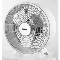 8 Inch Metal Drum Table Fan - Chrome