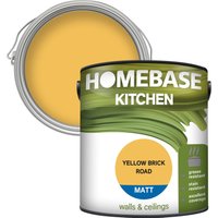 Homebase Kitchen Matt Paint - Yellow Brick Road 2.5L
Homebase Kitchen Matt Paint - Yellow Brick Road 2.5L