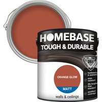 Homebase Tough & Durable Matt Paint - Orange Glow 2.5L
Homebase Tough & Durable Matt Paint - Orange Glow 2.5L