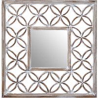 Antique Lattice Frame Wall Mirror - White
Antique Lattice Frame Wall Mirror - White