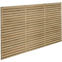 6ft x 4ft (1.8m x 1.2m) Pressure Treated Contemporary Double Slatted Fence Panel - Pack of 3
6ft x 4ft (1.8m x 1.2m) Pressure Treated Contemporary Double Slatted Fence Panel - Pack of 3