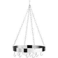 Round Ceiling Rack - Matt Chrome