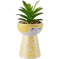 Mummy Planter with Succulent - Yellow
Mummy Planter with Succulent - Yellow