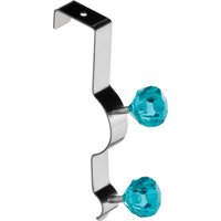 Over Door Teal Diamantes Double Hook
Over Door Teal Diamantes Double Hook