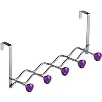 Over Door Purple Diamantes 5 Hook Hanger
Over Door Purple Diamantes 5 Hook Hanger
