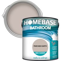 Homebase Bathroom Mid Sheen Paint - Parched Earth 2.5L
Homebase Bathroom Mid Sheen Paint - Parched Earth 2.5L