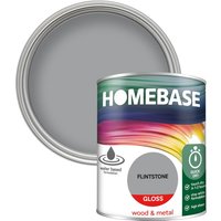 Homebase Interior Quick Dry Gloss Paint - Flintstone 750ml
Homebase Interior Quick Dry Gloss Paint - Flintstone 750ml