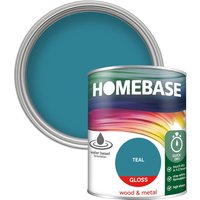 Homebase Interior Quick Dry Gloss Paint - Teal 750ml
Homebase Interior Quick Dry Gloss Paint - Teal 750ml