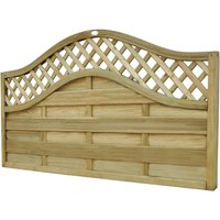 1.8m x 0.9m Pressure Treated Decorative Europa Prague Fence Panel - Pack of 3
1.8m x 0.9m Pressure Treated Decorative Europa Prague Fence Panel - Pack of 3