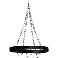 Oval Ceiling Rack - Matt Black