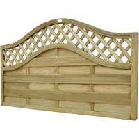 1.8m x 0.9m Pressure Treated Decorative Europa Prague Fence Panel - Pack of 4
1.8m x 0.9m Pressure Treated Decorative Europa Prague Fence Panel - Pack of 4