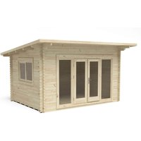 Forest Melbury 4.0m x 3.0m Log Cabin Double Glazed 24kg Polyester Felt, Plus Underlay
Forest Melbury 4.0m x 3.0m Log Cabin Double Glazed 24kg Polyester Felt, Plus Underlay