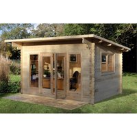 Forest Melbury 4.0m x 3.0m Log Cabin Double Glazed 34kg Polyester Felt, Plus Underlay
Forest Melbury 4.0m x 3.0m Log Cabin Double Glazed 34kg Polyester Felt, Plus Underlay