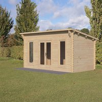Forest Elmley 5.0m x 3.0m Log Cabin Double Glazed 34kg Polyester Felt, Plus Underlay
Forest Elmley 5.0m x 3.0m Log Cabin Double Glazed 34kg Polyester Felt, Plus Underlay