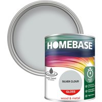 Homebase Interior Quick Dry Gloss Paint - Silver Cloud 750ml
Homebase Interior Quick Dry Gloss Paint - Silver Cloud 750ml