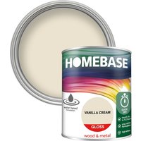 Homebase Interior Quick Dry Gloss Paint - Vanilla Cream 750ml
Homebase Interior Quick Dry Gloss Paint - Vanilla Cream 750ml