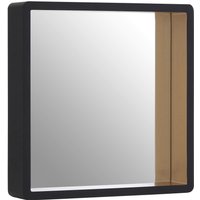 Medium Black Wall Mirror Gold Edge
Medium Black Wall Mirror Gold Edge