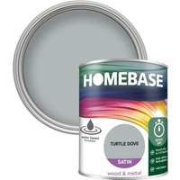 Homebase Interior Quick Dry Satin Paint - Turtle Dove 750ml
Homebase Interior Quick Dry Satin Paint - Turtle Dove 750ml
