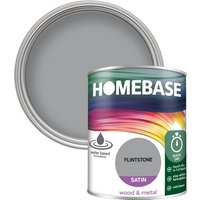 Homebase Interior Quick Dry Satin Paint - Flintstone 750ml
Homebase Interior Quick Dry Satin Paint - Flintstone 750ml