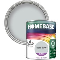 Homebase Interior Quick Dry Satin Paint - Silver Cloud 750ml
Homebase Interior Quick Dry Satin Paint - Silver Cloud 750ml