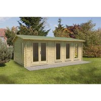 Forest Blakedown 6.0m x 4.0m Log Cabin Double Glazed 24kg Polyester Felt, No Underlay
Forest Blakedown 6.0m x 4.0m Log Cabin Double Glazed 24kg Polyester Felt, No Underlay