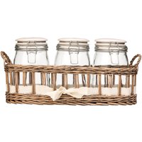 Country Cottage Glass Storage Jars - Set of 3
Country Cottage Glass Storage Jars - Set of 3