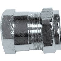 Compression Female Coupler Chrome 15mm x 0.5in
Compression Female Coupler Chrome 15mm x 0.5in