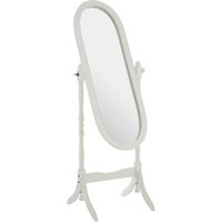 Oval Cheval Mirror - White Wood Frame
Oval Cheval Mirror - White Wood Frame