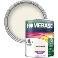 Homebase Interior Quick Dry Satin Paint - White Sands 750ml
Homebase Interior Quick Dry Satin Paint - White Sands 750ml