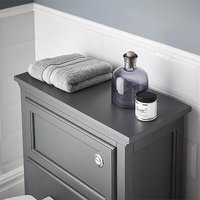 Bathstore Savoy Toilet Worktop - Charcoal Grey
Bathstore Savoy Toilet Worktop - Charcoal Grey