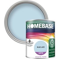Homebase Interior Quick Dry Satin Paint - Blue Lace 750ml
Homebase Interior Quick Dry Satin Paint - Blue Lace 750ml