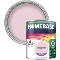 Homebase Interior Quick Dry Satin Paint - Angel Pink 750ml
Homebase Interior Quick Dry Satin Paint - Angel Pink 750ml