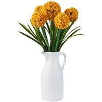 Billy Button Vase with Yellow Flowers
Billy Button Vase with Yellow Flowers