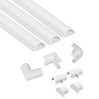 D-Line Mini Decorative Self Adhesive Trunking Multipack 3 x 30mm x 15mm x 1-meter Lengths & Accessories - White
D-Line Mini Decorative Self Adhesive Trunking Multipack 3 x 30mm x 15mm x 1-meter Lengths & Accessories - White