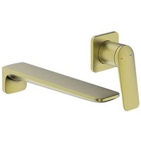 Bathstore Aero Wall Mounted Basin Mixer Tap - Brushed Brass
Bathstore Aero Wall Mounted Basin Mixer Tap - Brushed Brass