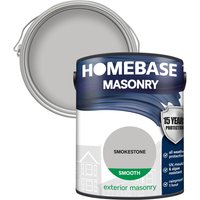 Homebase Smooth Masonry Paint - Smokestone 5L
Homebase Smooth Masonry Paint - Smokestone 5L