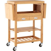 Bamboo Kitchen Trolley