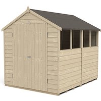 6x4ft Forest Overlap Pressure Treated Apex Shed - Double Door 4 Windows
6x4ft Forest Overlap Pressure Treated Apex Shed - Double Door 4 Windows
