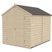 8x6ft Forest Overlap Pressure Treated Apex Shed - Double Door No Windows
8x6ft Forest Overlap Pressure Treated Apex Shed - Double Door No Windows