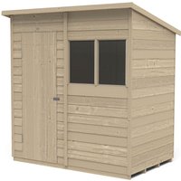 6x4ft Forest Overlap Pressure Treated Pent Shed -incl. Installation
6x4ft Forest Overlap Pressure Treated Pent Shed -incl. Installation