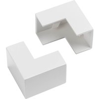 D-Line 25x16mm Trunking Clip-On External Bend 2 Pack - White
D-Line 25x16mm Trunking Clip-On External Bend 2 Pack - White
