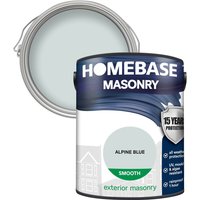 Homebase Smooth Masonry Paint - Alpine Blue 5L
Homebase Smooth Masonry Paint - Alpine Blue 5L