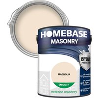 Homebase Smooth Masonry Paint - Magnolia 5L
Homebase Smooth Masonry Paint - Magnolia 5L