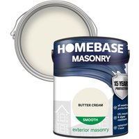 Homebase Smooth Masonry Paint - Butter Cream 5L
Homebase Smooth Masonry Paint - Butter Cream 5L