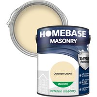 Homebase Smooth Masonry Paint - Cornish Cream 5L
Homebase Smooth Masonry Paint - Cornish Cream 5L