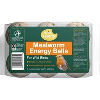 Wild Appetite Energy Balls with Mealworms for Wild Birds - 6 Pack
Wild Appetite Energy Balls with Mealworms for Wild Birds - 6 Pack