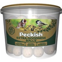 Peckish Extra Goodness Balls for Wild Birds - 50 Tub
Peckish Extra Goodness Balls for Wild Birds - 50 Tub