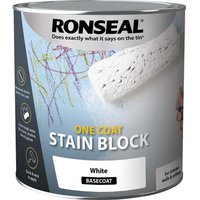 Ronseal One Coat Stain Block - White 2.5L
Ronseal One Coat Stain Block - White 2.5L